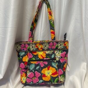 Vera Bradley Floral Quilted Tote Bag